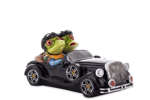 FIGURKA ŻABY W SAMOCHODZIE