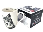 KUBEK PORCELANOWY KOT AMERYKAŃSKI