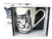 KUBEK PORCELANOWY KOT AMERYKAŃSKI