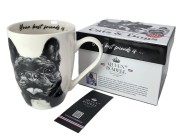 KUBEK CERAMICZNY - BULDOG FRANCUSKI