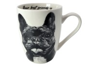 KUBEK CERAMICZNY - BULDOG FRANCUSKI