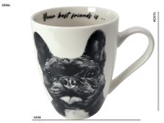 KUBEK CERAMICZNY - BULDOG FRANCUSKI