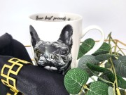 KUBEK CERAMICZNY - BULDOG FRANCUSKI