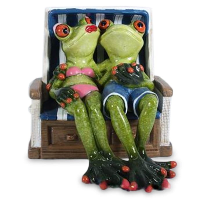 FIGURKA PARA ŻAB NA LEŻAKU