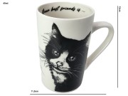 KUBEK PORCELANOWY KOT EUROPEJSKI