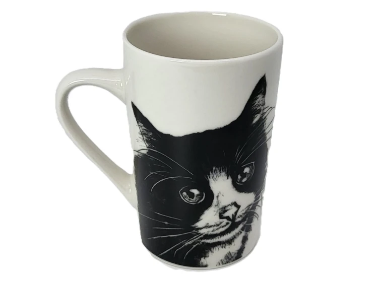 KUBEK PORCELANOWY KOT EUROPEJSKI