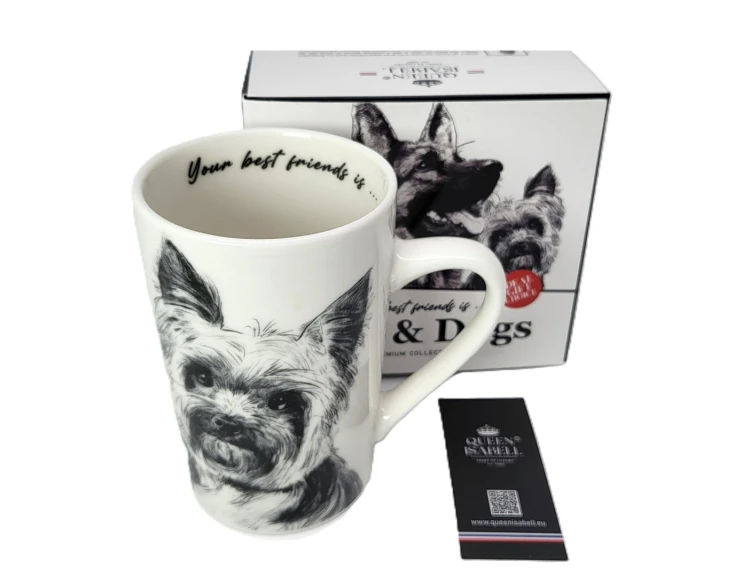 KUBEK PORCELANOWY Yorkshire Terier