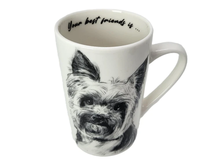 KUBEK PORCELANOWY Yorkshire Terier