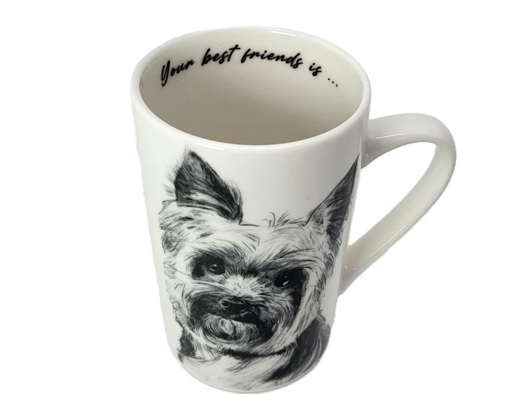 KUBEK PORCELANOWY Yorkshire Terier