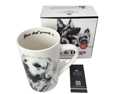 KUBEK PORCELANOWY LABRADOR