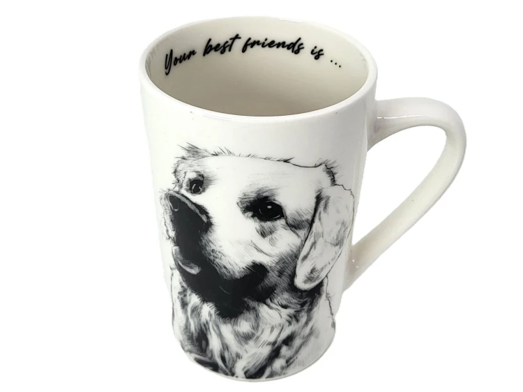 KUBEK PORCELANOWY LABRADOR