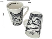 KUBEK PORCELANOWY KOT AMERYKAŃSKI - KPL 2SZT