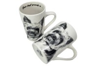 KUBEK PORCELANOWY Yorkshire Terier - KPL. 2 SZT