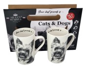 KUBEK PORCELANOWY Yorkshire Terier - KPL. 2 SZT