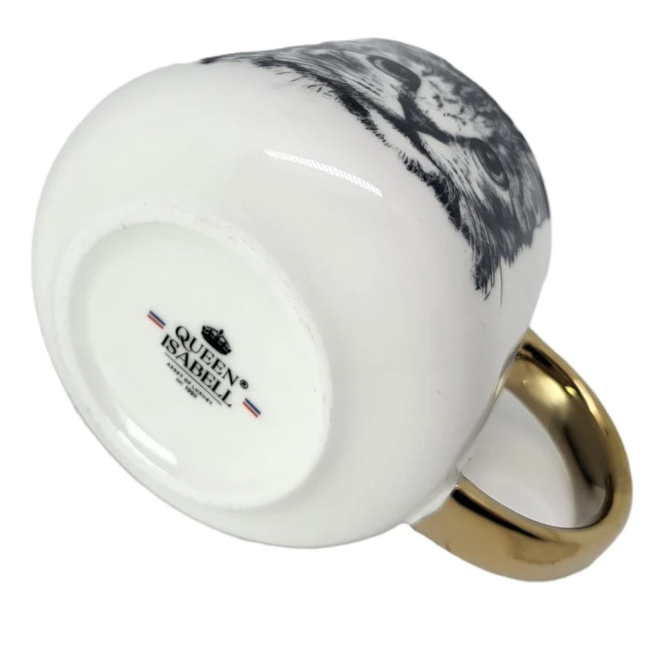 KUBEK PORCELANOWY  KOT AMERYKAŃSKI