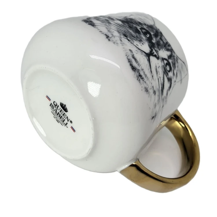 KUBEK PORCELANOWY KOT SYBERYJSKI