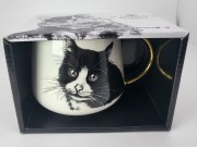 KUBEK PORCELANOWY KOT EUROPEJSKI