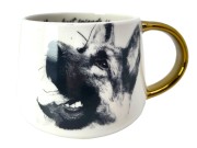 KUBEK PORCELANOWY OWCZAREK NIEMIECKI