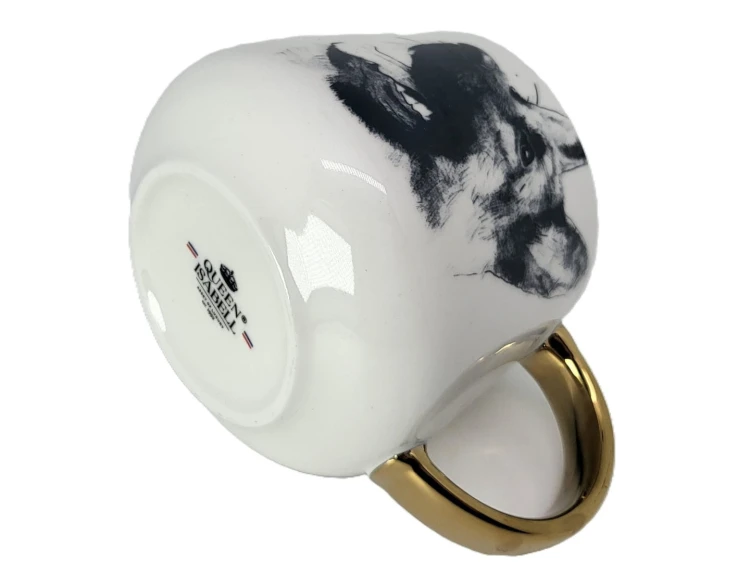 KUBEK PORCELANOWY OWCZAREK NIEMIECKI