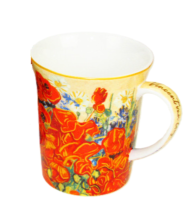 KUBEK VAN GOGH MAKI I STOKROTKI 390ML