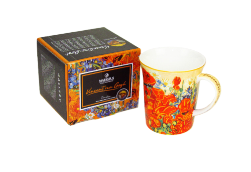 KUBEK VAN GOGH MAKI I STOKROTKI 390ML