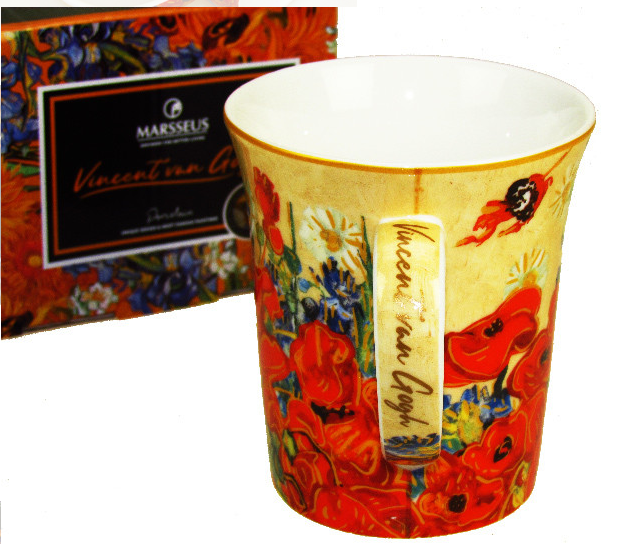 KUBEK VAN GOGH MAKI I STOKROTKI 390ML