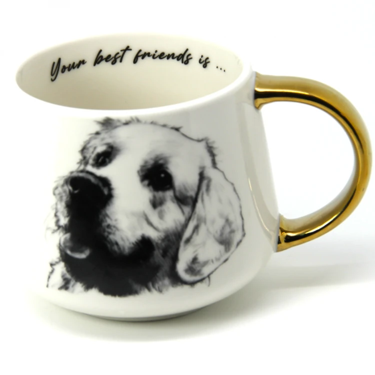 KUBEK PORCELANOWY LABRADOR