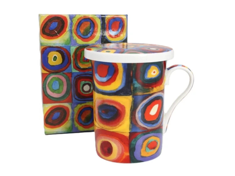 KUBEK Z ZAPARZACZEM I POKRYWKĄ W. KANDINSKY 300ML