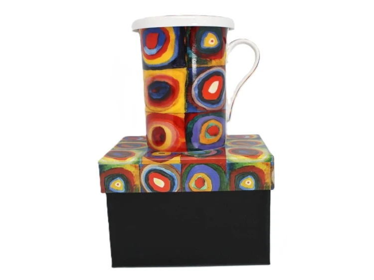 KUBEK Z ZAPARZACZEM I POKRYWKĄ W. KANDINSKY 300ML