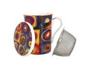 KUBEK Z ZAPARZACZEM I POKRYWKĄ W. KANDINSKY 300ML