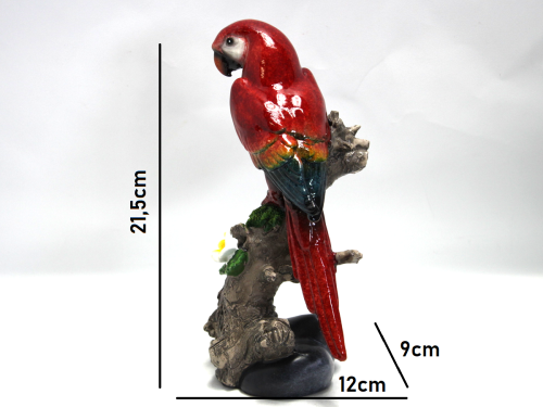FIGURKA PAPUGA NA PODSTAWIE 21,5CM