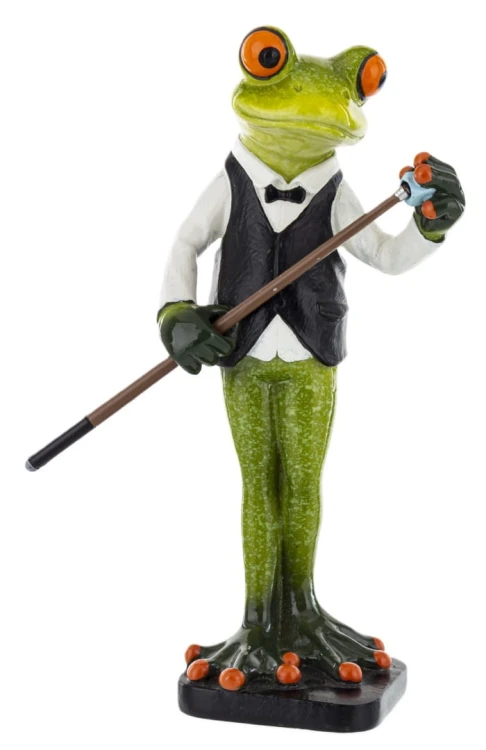 FIGURKA ŻABA BILARD 17CM