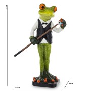 FIGURKA ŻABA BILARD 17CM