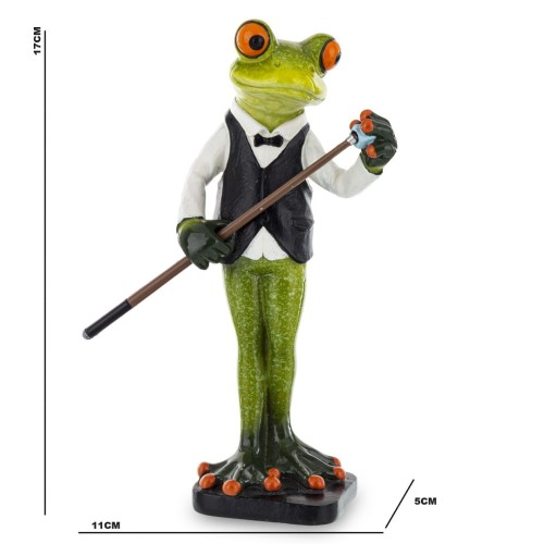 FIGURKA ŻABA BILARD 17CM