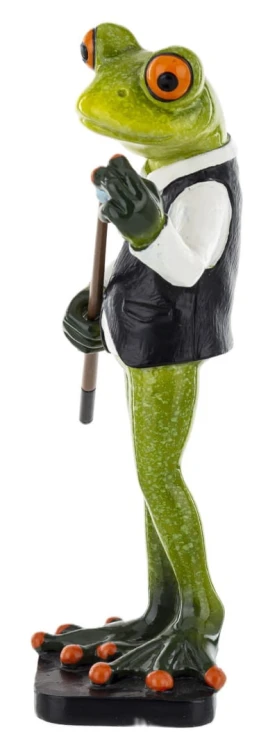 FIGURKA ŻABA BILARD 17CM
