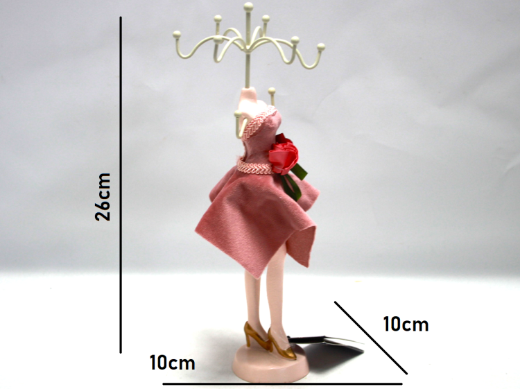 STOJAK NA BIŻUTERIE SUKIENKA 26CM