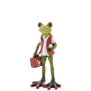 FIGURKA ŻABA RATOWNIK MEDYCZNY 16x8x5,5