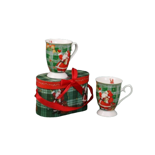 KOMPLET 2 KUBKÓW X-MAS ŚWIĘTA 300ML