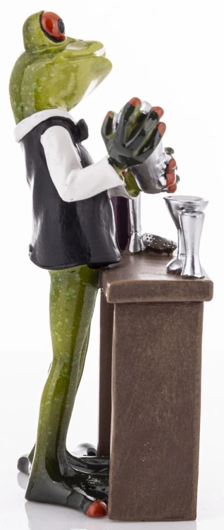 FIGURKA ŻABA BARMAN 16x9x6