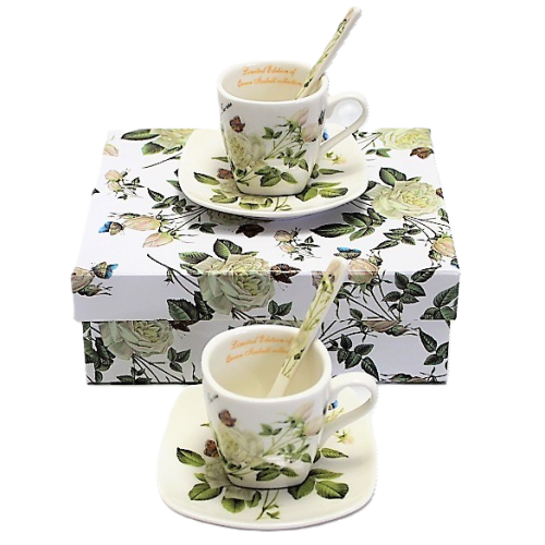 KOMPLET ESPRESSO DLA DWOJGA W PUDEŁKU PREZENTOWYM