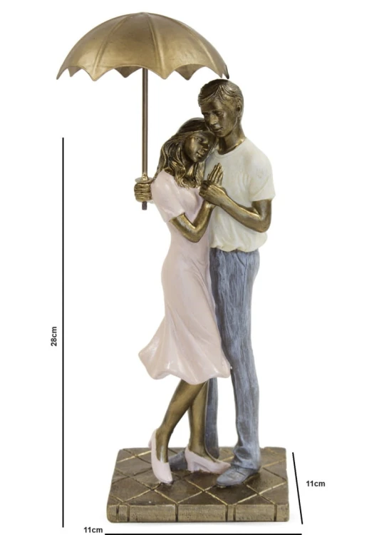 FIGURKA PARA ZAKOCHANI PREZENT 28CM