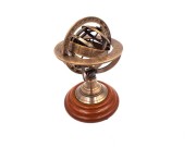Mosiężne astrolabium - Wysokość 13,5 cm