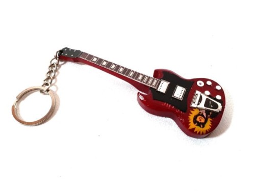 Brelok gitara AC/DC - Angus Young – Tribute