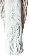 ANIOŁ RODZINA Z DZIECKIEM STOJĄCY GIPSOWY 44CM