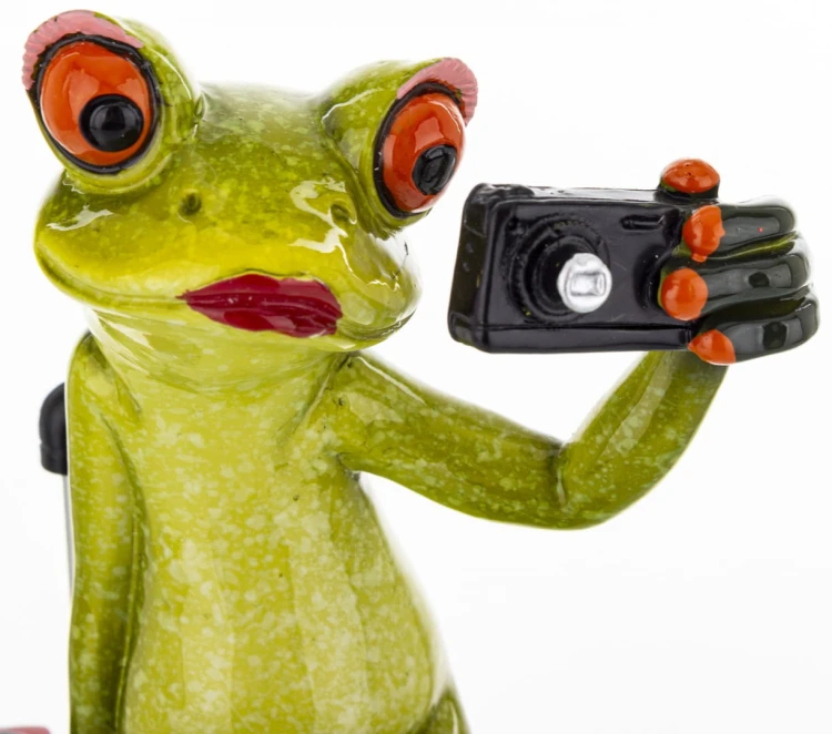 ŻABA SELFIE NA WALIZCE 16,5CM