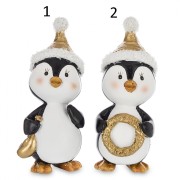 FIGURKA PINGWIN ZIMOWY MIX 2 WZORY