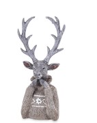 FIGURKA POPIERSIE RENIFER W SWETRZE 19,5CM