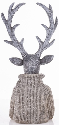 FIGURKA POPIERSIE RENIFER W SWETRZE 19,5CM