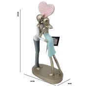 FIGURKA PARA ZAKOCHANYCH Z SERCEM 29CM