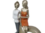 FIGURKA PARA ZAKOCHANYCH Z SERCEM 23CM